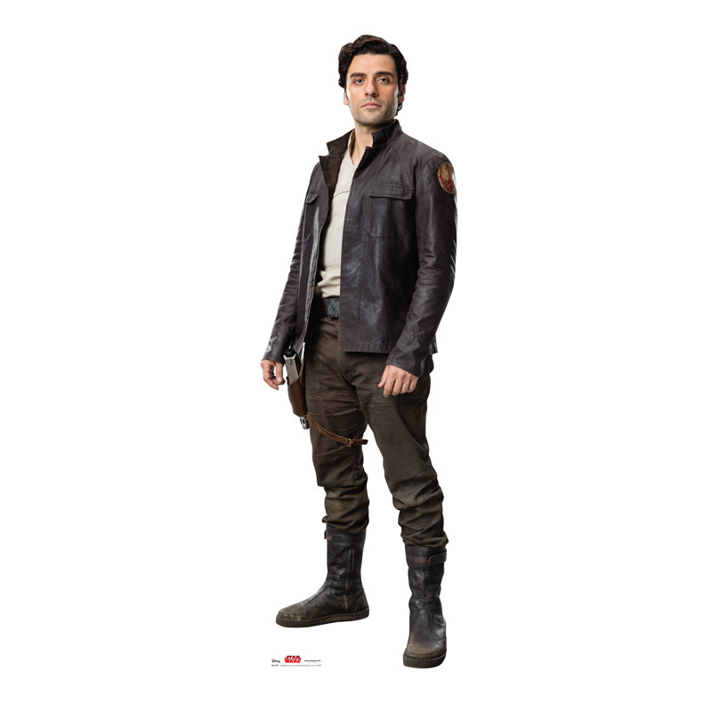 70'' Star Wars Poe Cardboard Standup with Easel