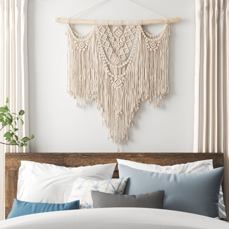 Suspension murale en coton