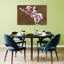 «Dynamic Rodeo Ride», impression abstraite sur toile cheval contemporain et énergique-1250816835