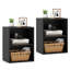 Bibliothèque 2 pièces 2 pièces avec tablettes réglables 5 positions-404534932-404534930