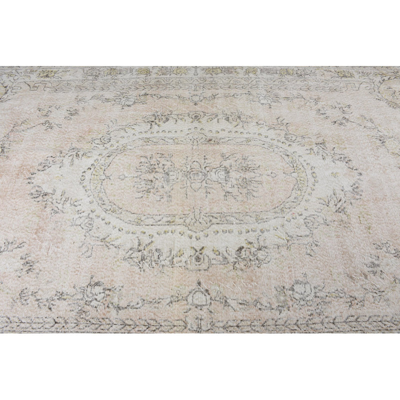 Tapis surdimensionné en laine rétro de 83,1 po x 135,8 po