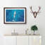 Dolphin Leading the Way - Picture Frame Graphic Art Print-56713377-56713376