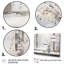 «Snow by the Winter Window View 4 - Japon», art mural-1225550068-1225550071