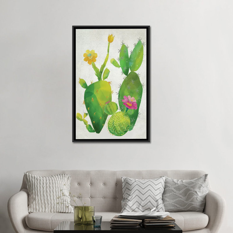 « épiphytes collection ii », reproduction d’impression sur toile tendue, H 26 po x l 18 po x P 1,5 po, Toile avec cadre noir