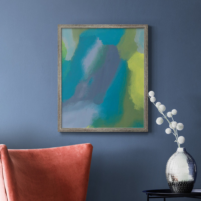 «Lost in Memories I», toile encadrée de qualité supérieure - prête à être accrochée, Gris, H 20 po x l 16 po