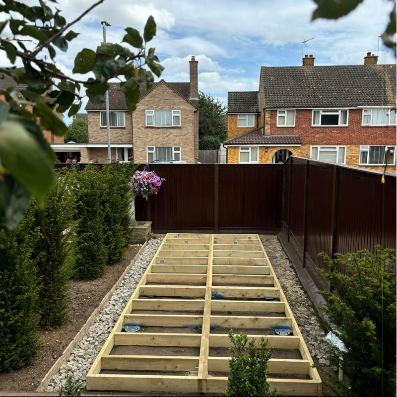 Bespoke and Installed Bespoke Groundscrew Base For All Garden Buildings From 73 sq ft Up To 144 sq ft