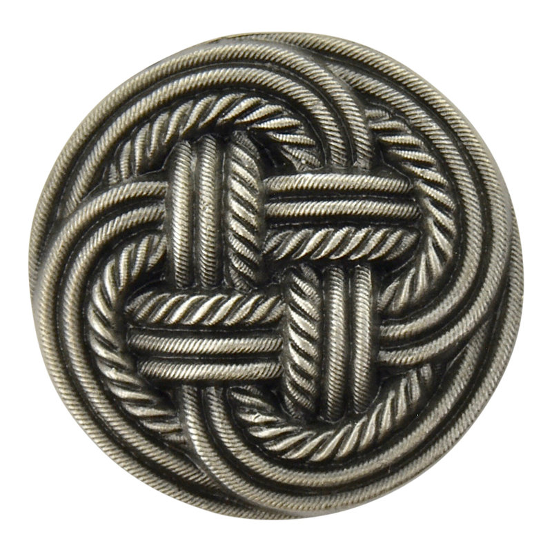 Classic Circle Knob, Antique Pewter
