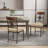 Alcott Hill® Set Of 4 Dining Room Chairs Armless Kitchen Chairs Set With Seat Cushion