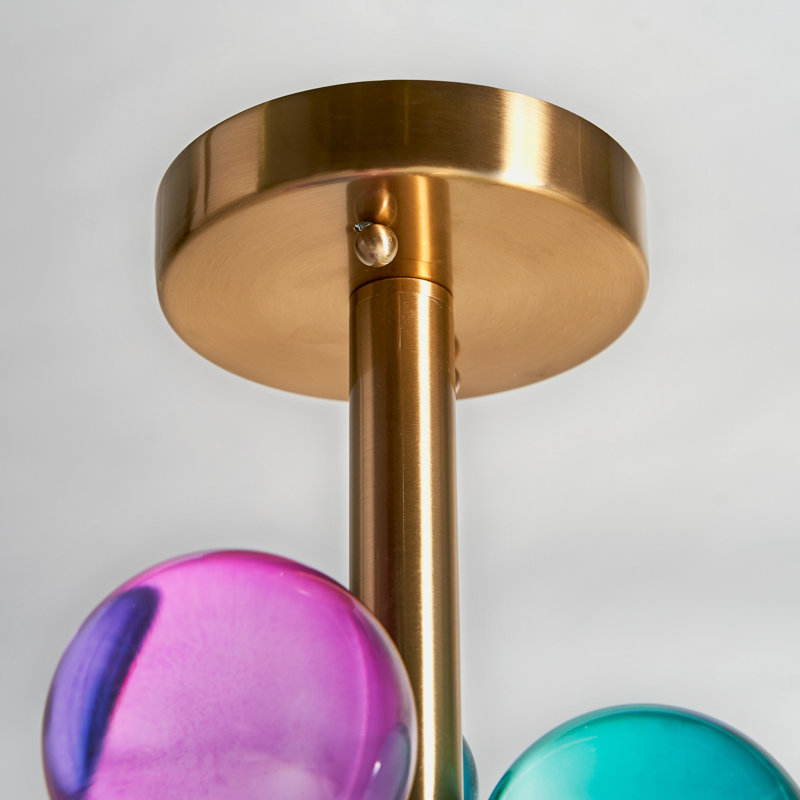 Route 2 - Light Multicolour Dome Pendant