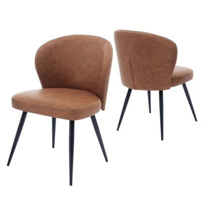 49cm H Side Chair in Brown