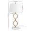 Lampe de table 32 po Talitha