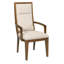 Chaise avec accoudoirs rembourrée Keithon