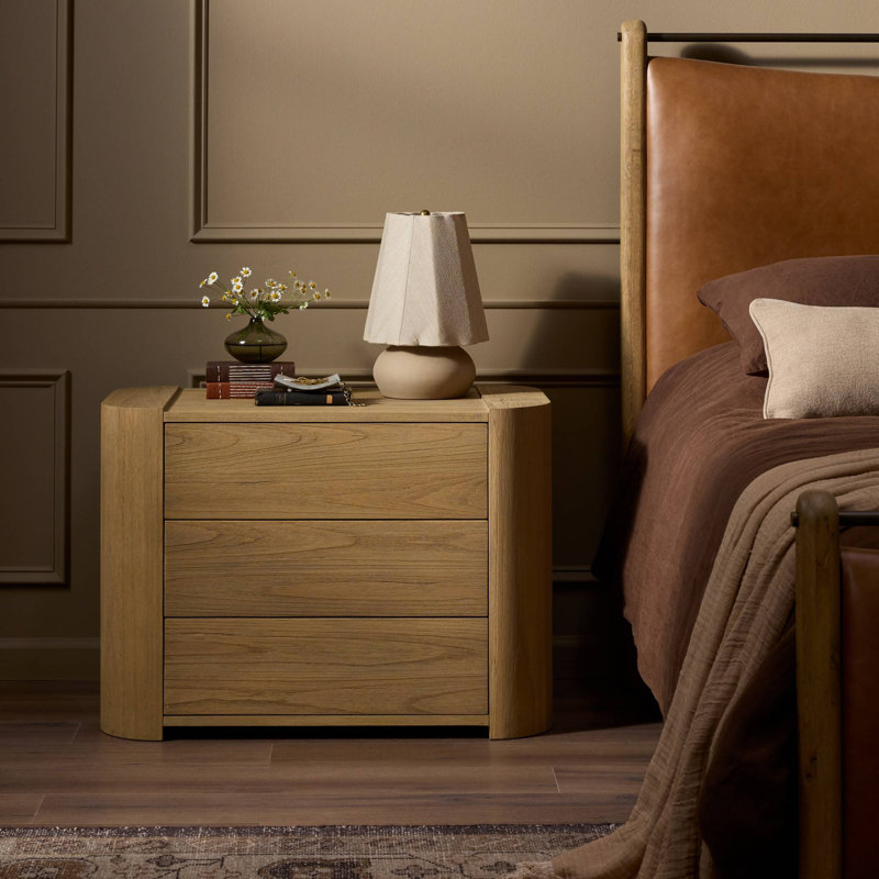 Radius Nightstand-Light Blonde Sungkai Veneer