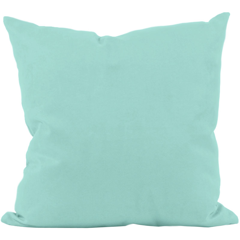 Housse de coussin d'extérieur carré Georgia, Aqua, 16 po x 16 po