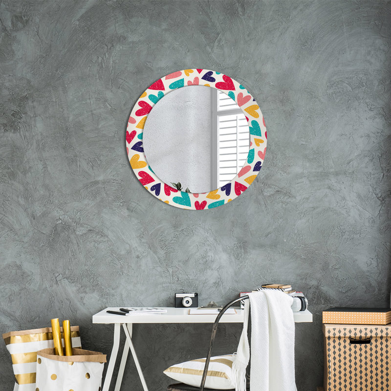 Huldar Glass Flat Wall Mirror
