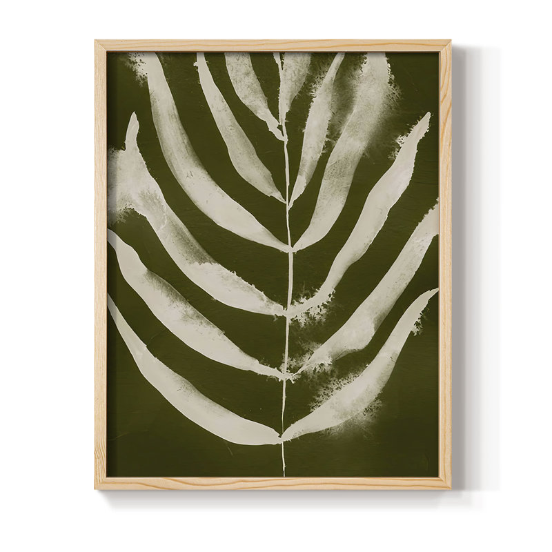 Organic Bloom I Framed Print - Solid Wood, Natural, 11" H x 9" W