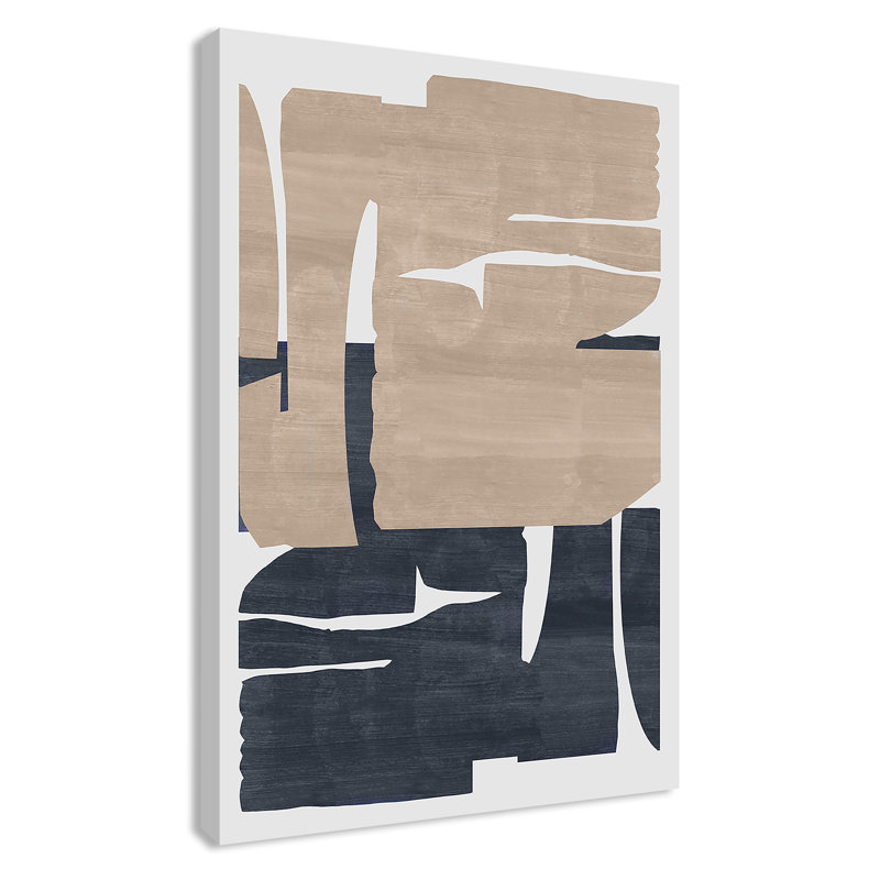 Impression profonde brun doré II par Cartissi, 12'' W x 18'' H, Wrapped Canvas, No Frame