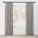 Athena Embroidered Curtain Panel In Cream