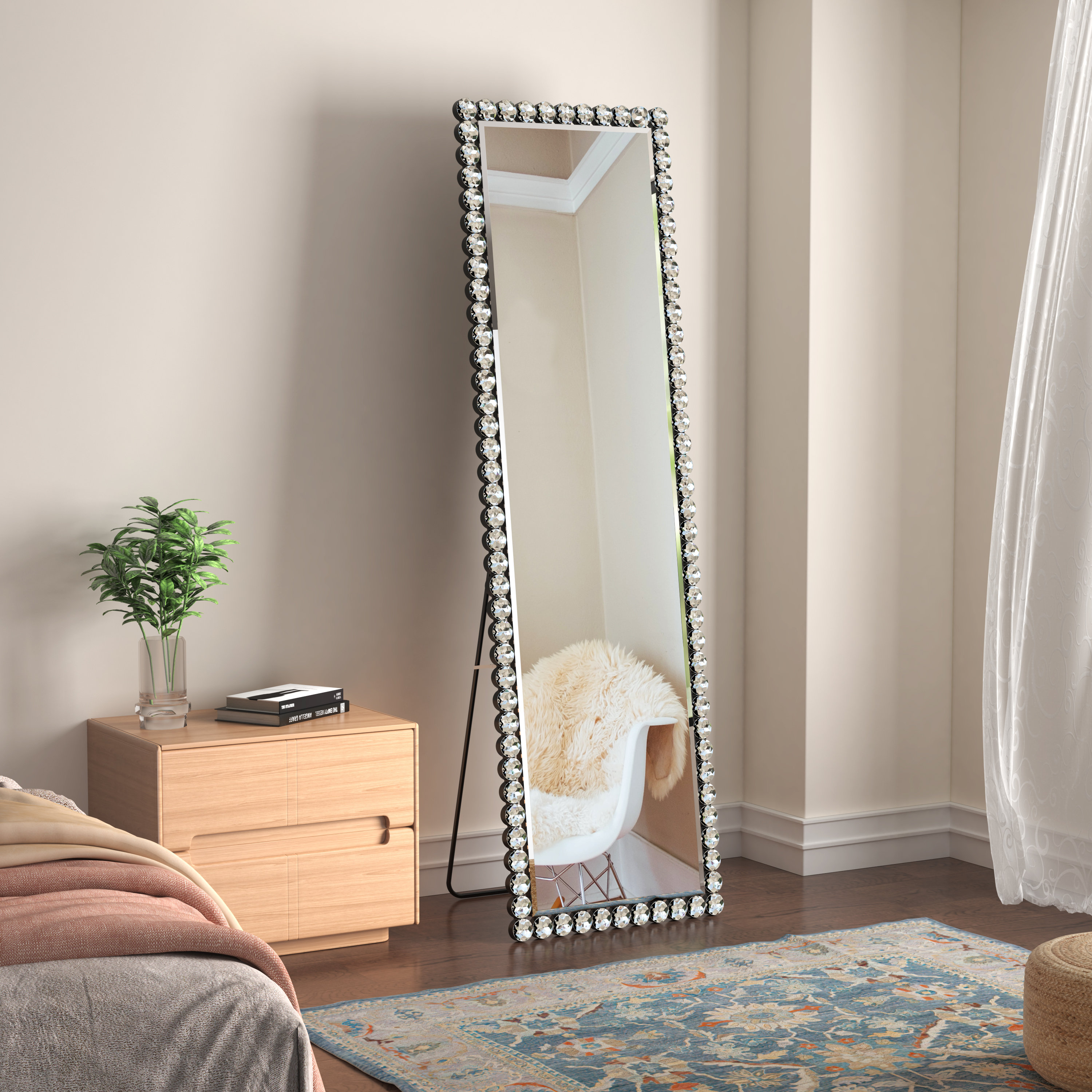 Rosdorf Park Dileo Beveled Full Length Mirror & Reviews Wayfair Canada