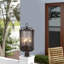 Lampadaire d'extérieur 3 lumières au fini bronze