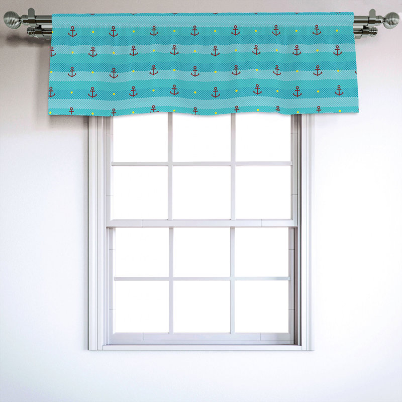 Sateen Ruffled Window Valance