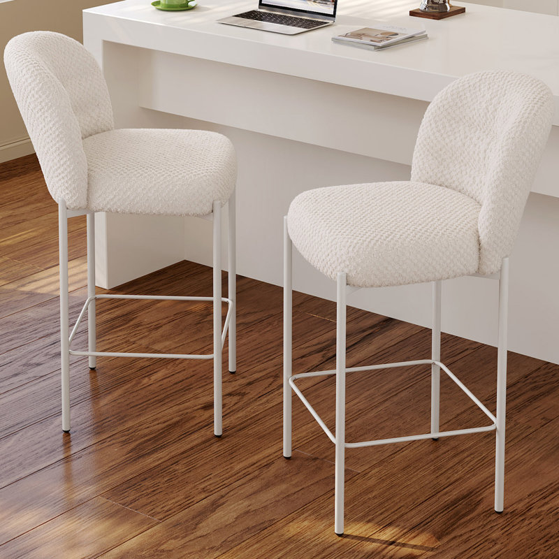 Modern White Bar Stools