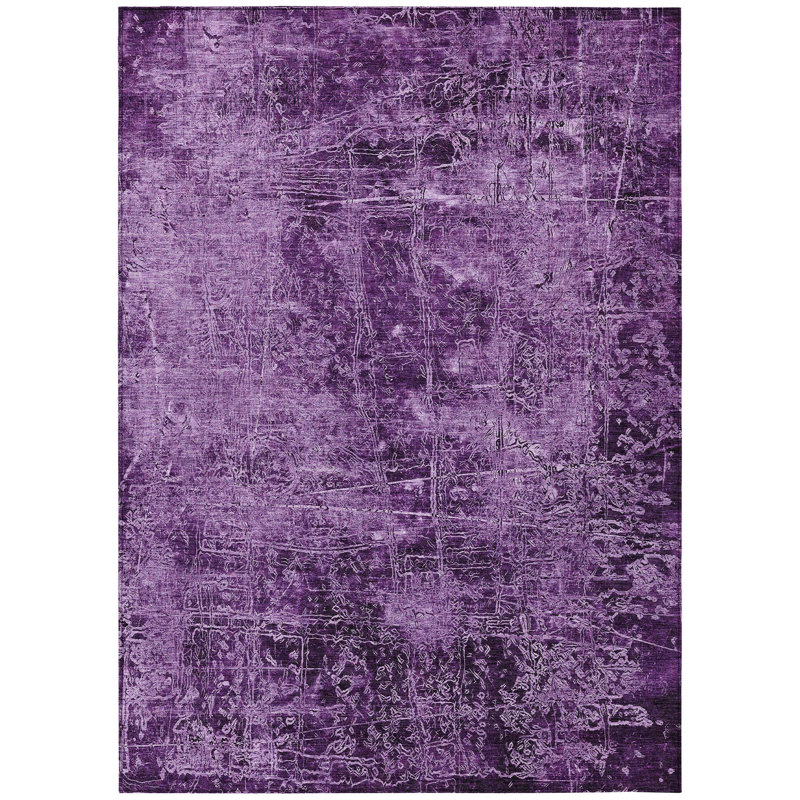 Bergquist Abstract Indoor / Outdoor Rug, Rectangle 5' x 7'6"