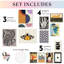 97 décor rétro éclectique Wall Art Collage - Maximalist Decor estampes d'art moderne pour la décoration murale, esthétique éclectique Home Decor, Cool Funky Decor rétro affiches de Bauhaus pour chambre à coucher (non encadrées)