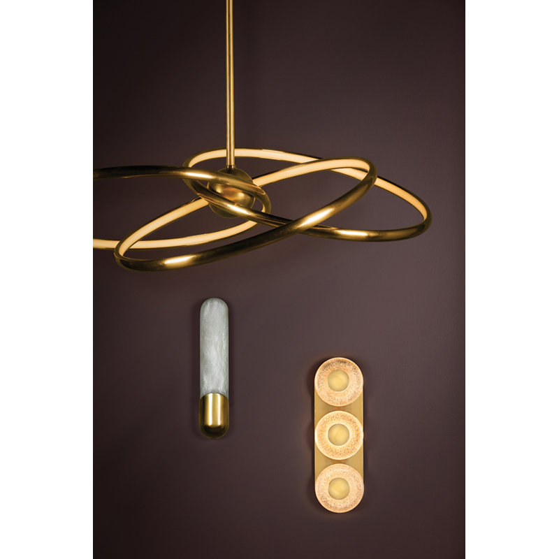 Alula 3 Light Chandelier, 16.32" H x 42" W x 42" D