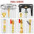 Nooknova 9.65'' W x 9.46'' D Stainless Steel Hose / Regulator