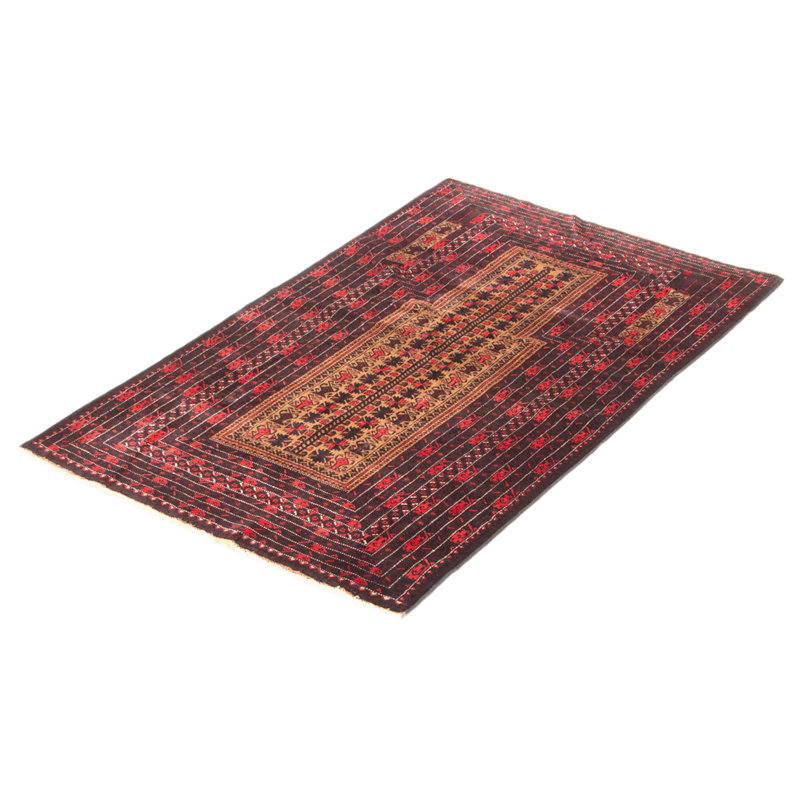 Teimani Brown Rug 3'4" x 5'6"
