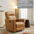 31.5" Wide Modern Ultra Comfortable Swivel And Rocker Manual Reclining Home Theater Seating-725702665