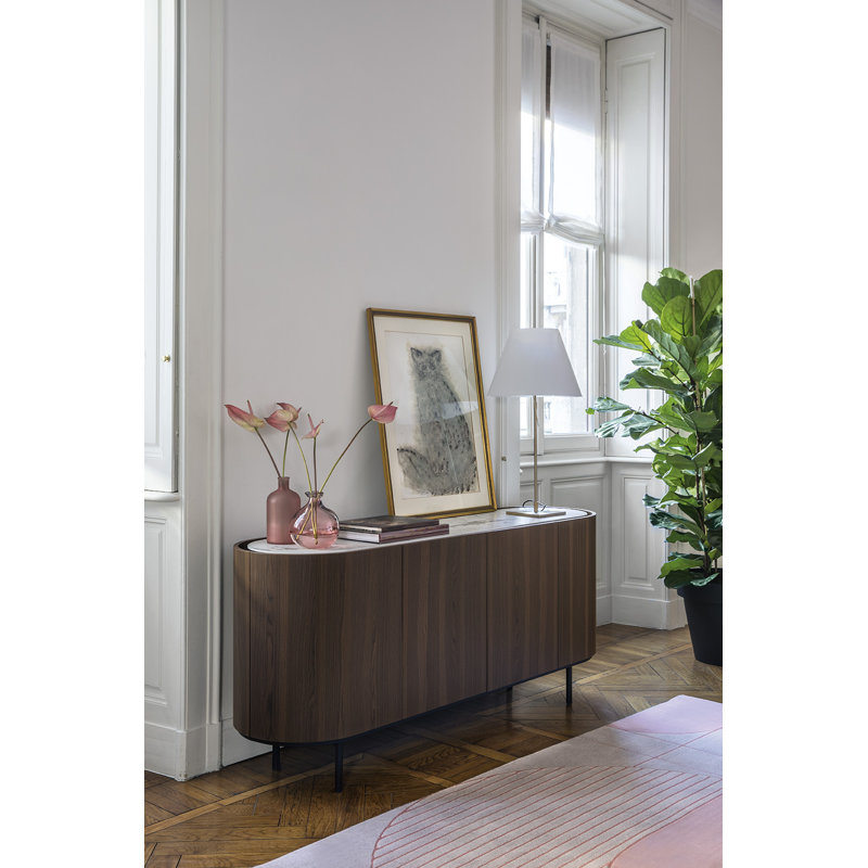Costanza Table Lamp On/Off, 32" H x 15.7" W x 15.7" D, Shaded Stone, Aluminum