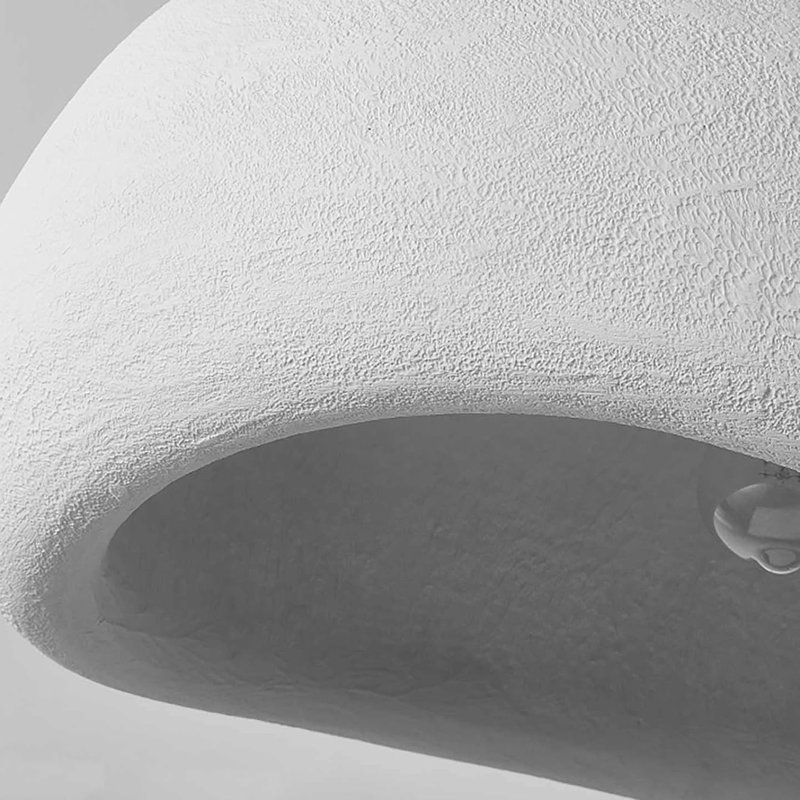 Luminaire suspendu moderne en polystyrène à 1 lumière Jimyah, H 55 po x l 19,68 po x P 14,56 po