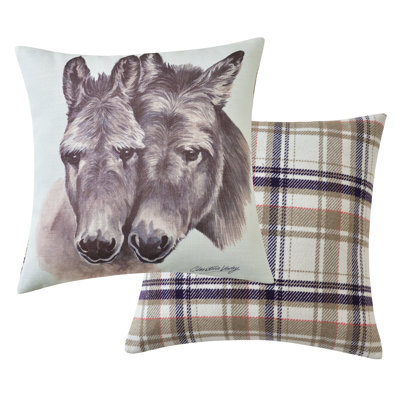 Beige Square Cushion