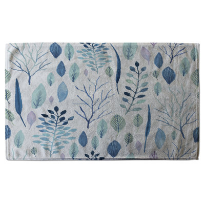 Cotton Floral Waffle Kitchen Towel