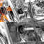 Headlight Assembly Compatible With Freightliner M2 2004-2013 Chrome  Passenger Side