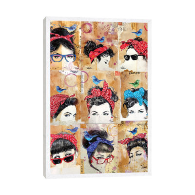 9 Bandana's 1 Piece Wall Art on Canvas