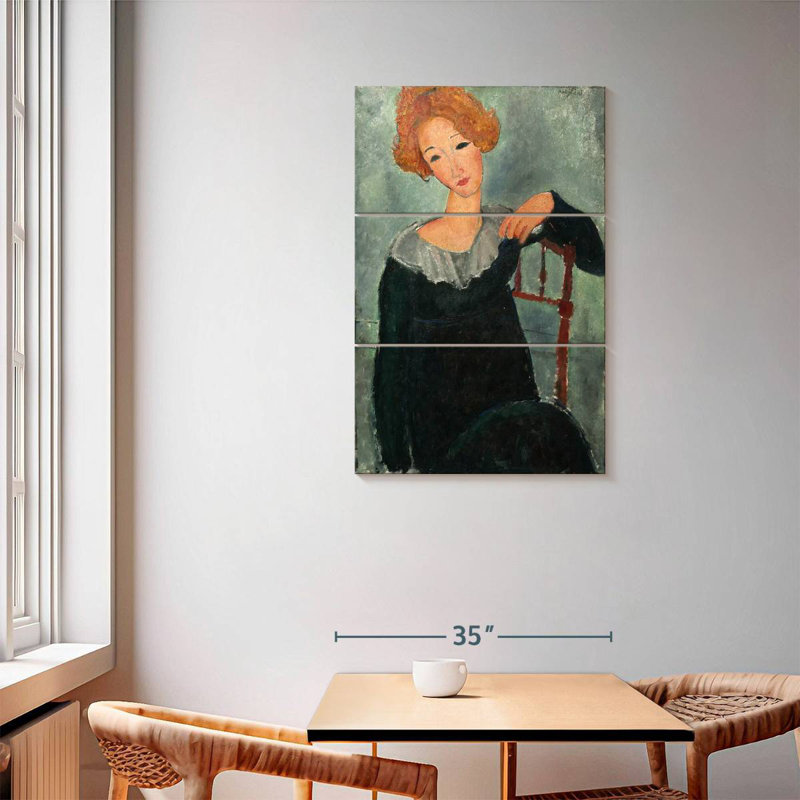 Leisha, femme aux cheveux roux - 1917
