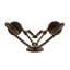 Lampe murale bougie 2 lumières Grissom