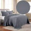 Ensemble de couvre-lit et taies décoratives 100 % coton texturé à médaillon de style moderne et contemporain Swanton-113476018-113476010