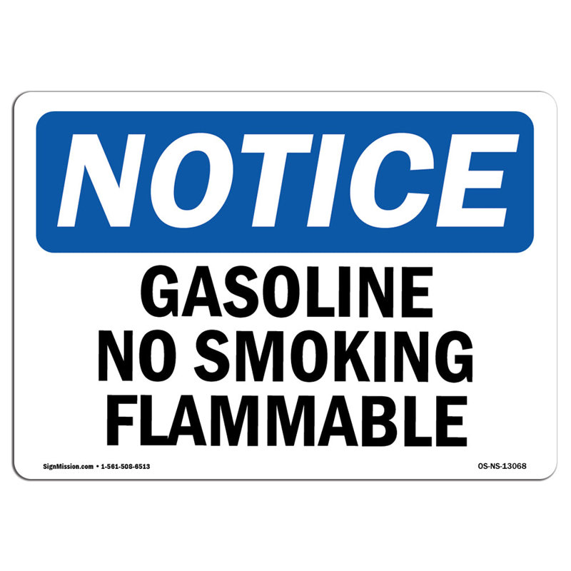 Enseigne inflammable sans fumée