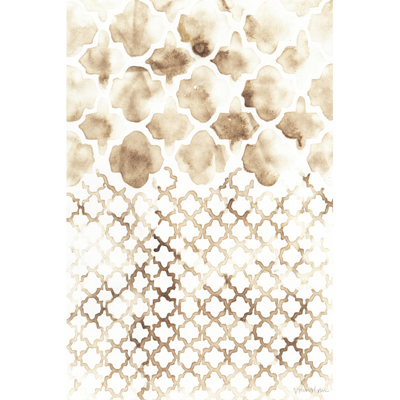 Sepia Madras II by Vanna Lam - Wrapped Canvas Art Print, 46cm H x 30cm W