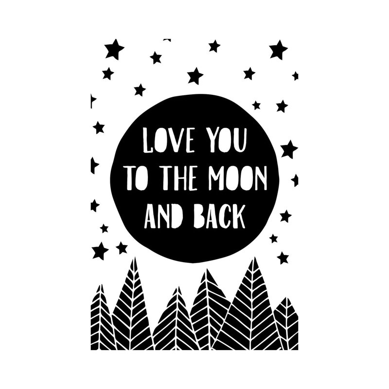 To The Moon by The Native State - Gallery-Wrapped Canvas Giclée on Canvas, 20.32 cm H x 30.48 cm W, Canvas