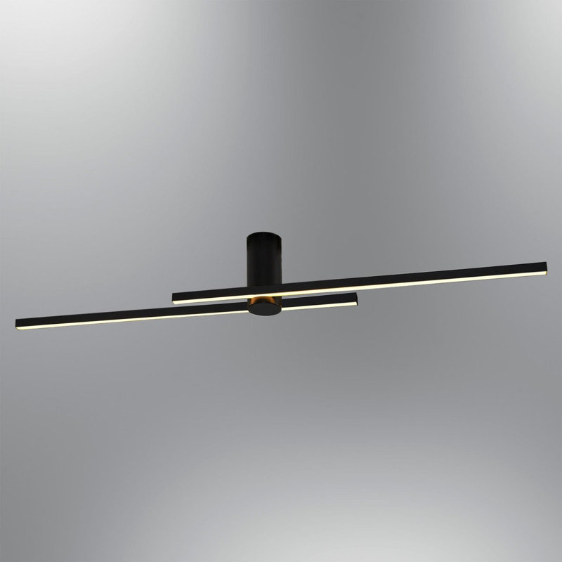 Cassen Sleek Black Chandelier, 7.9 x 0.4 x 7.1 inches | Durable Metal Body with Acrylic Cap | 3W LED Socket, 3000K Warm Light, 3000 Lumens | Perfect for Dining Room, Living Room & Modern Decor | Elegant & Energy Efficient Design