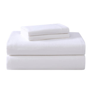 Ensemble de draps en flanelle de coton brossé