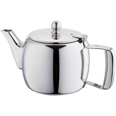 Stellar Traditional 0ml Stainless Steel Solid Colour Teapot