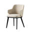 Foyer Upholstered Armchair with Wooden Base-506373474-506373484