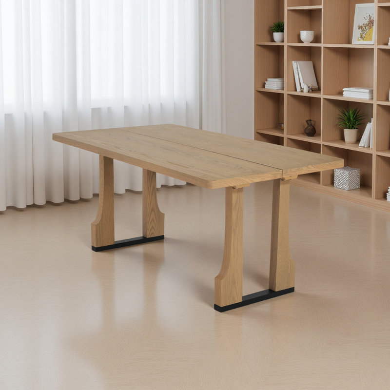 Table de salle à manger 63 ", Frêne clair