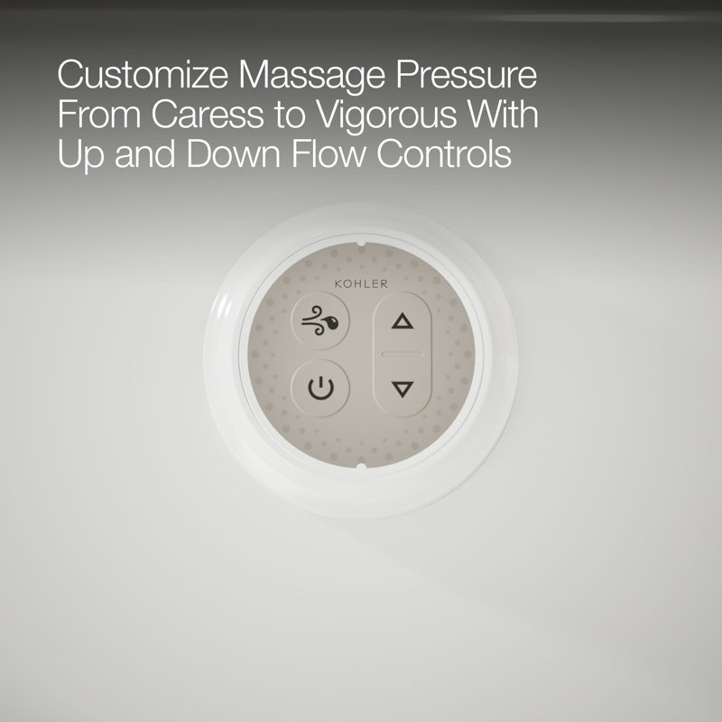 Tea-for-Two® 72-in Heated Bubblemassage Air Bath, White